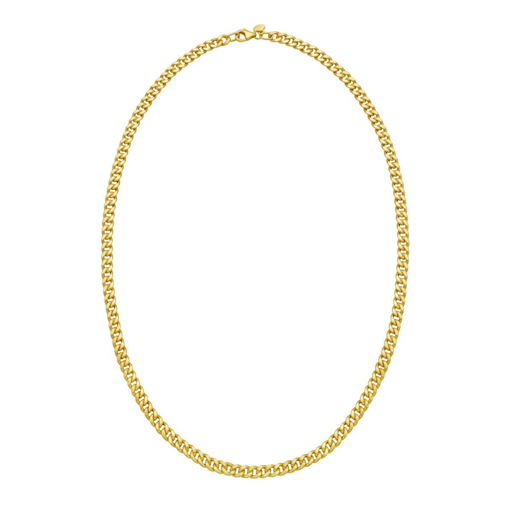 14K Petite Faceted Cuban Link Chain, view 2