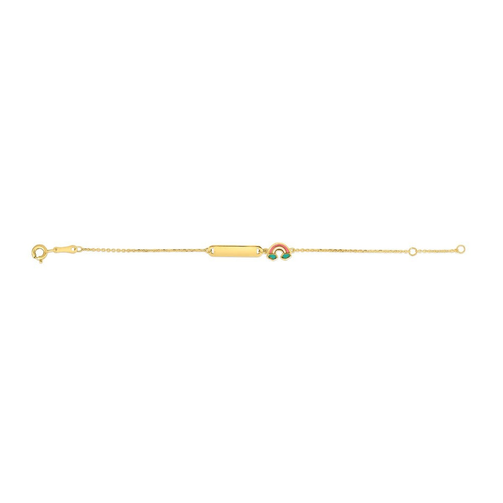 14K Rainbow Children's Bracelet, view 2