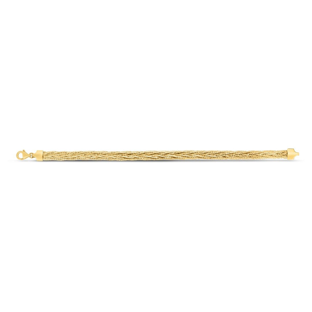 14K Rapunzel Woven Chain, view 5