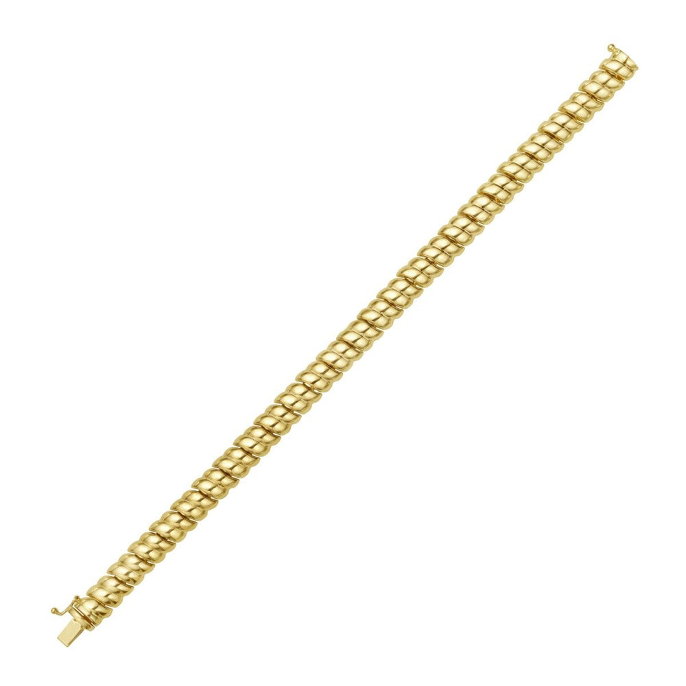 14K Scalloped Bangle, view 2