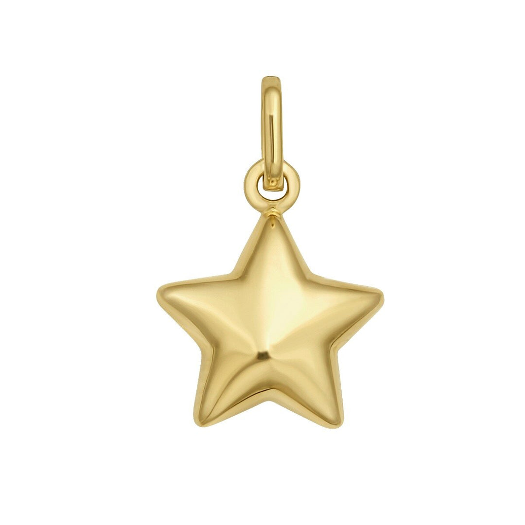 14K Star Charm, front view