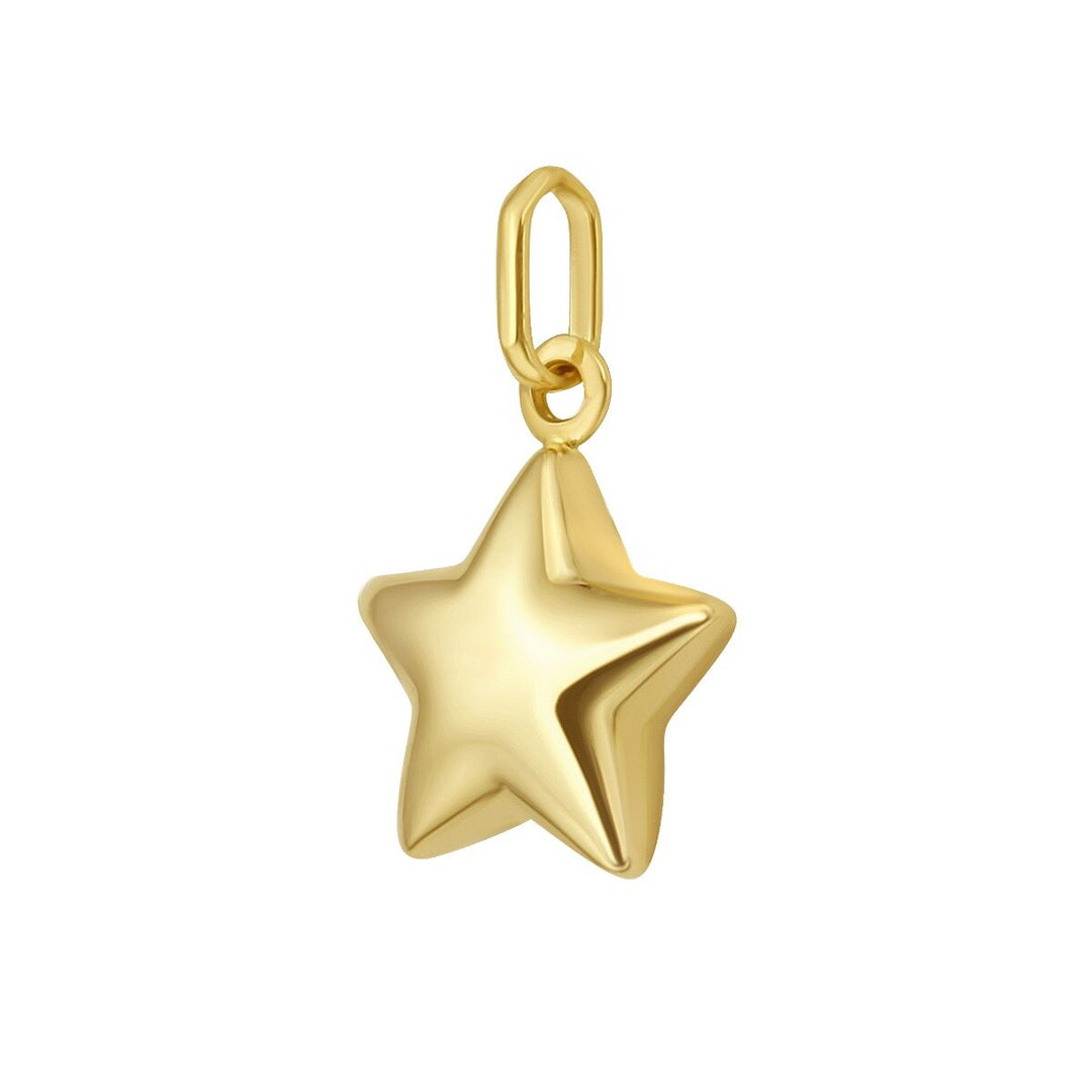 14K Star Charm, view 2