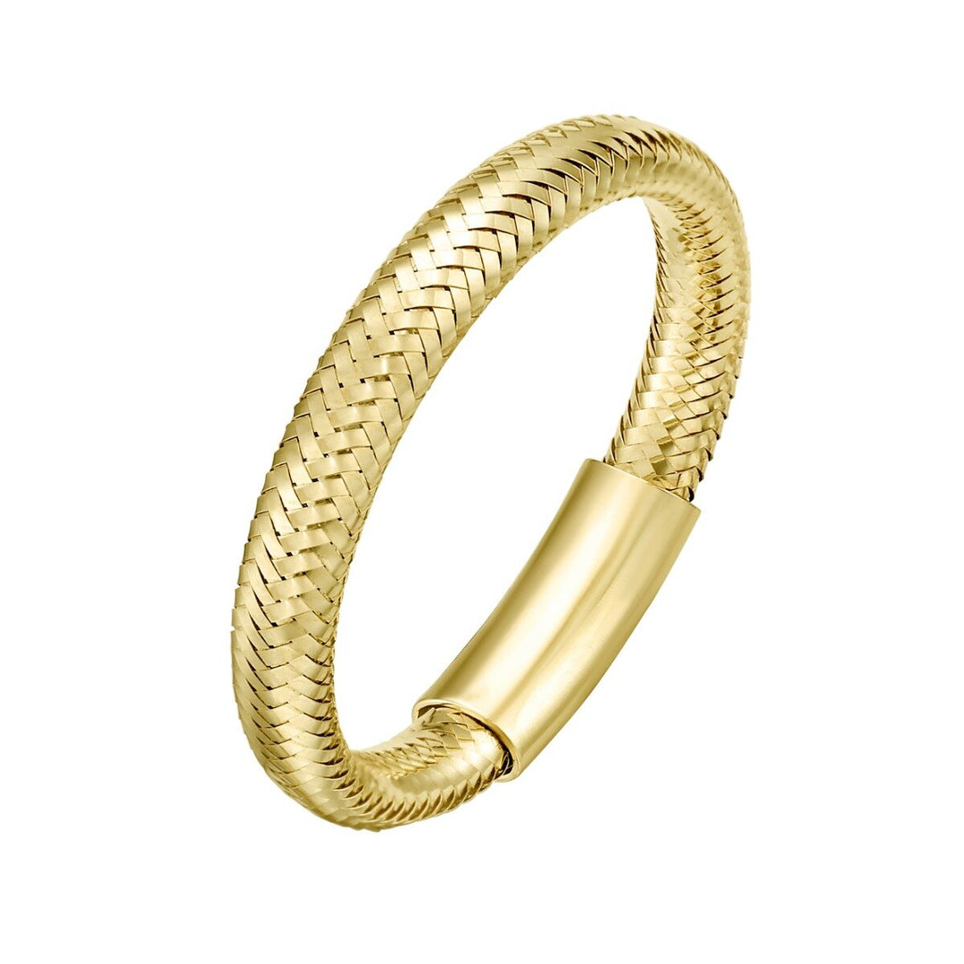 14K Stretch Mesh Ring, view 2