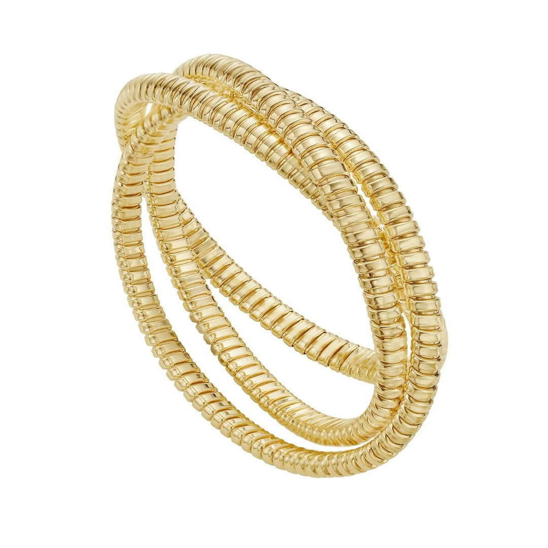 14K Tubogas Wrapped Bangle, view 3