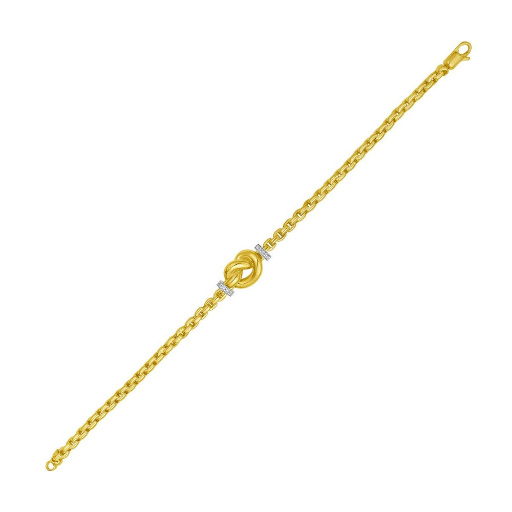 14K Venetian Heart Diamond Bracelet, view 2