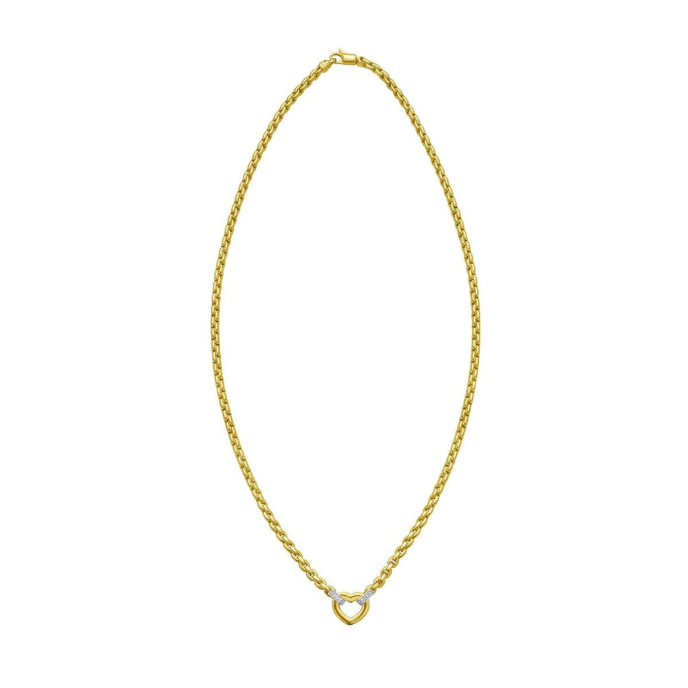 14K Venetian Heart Necklace, view 2