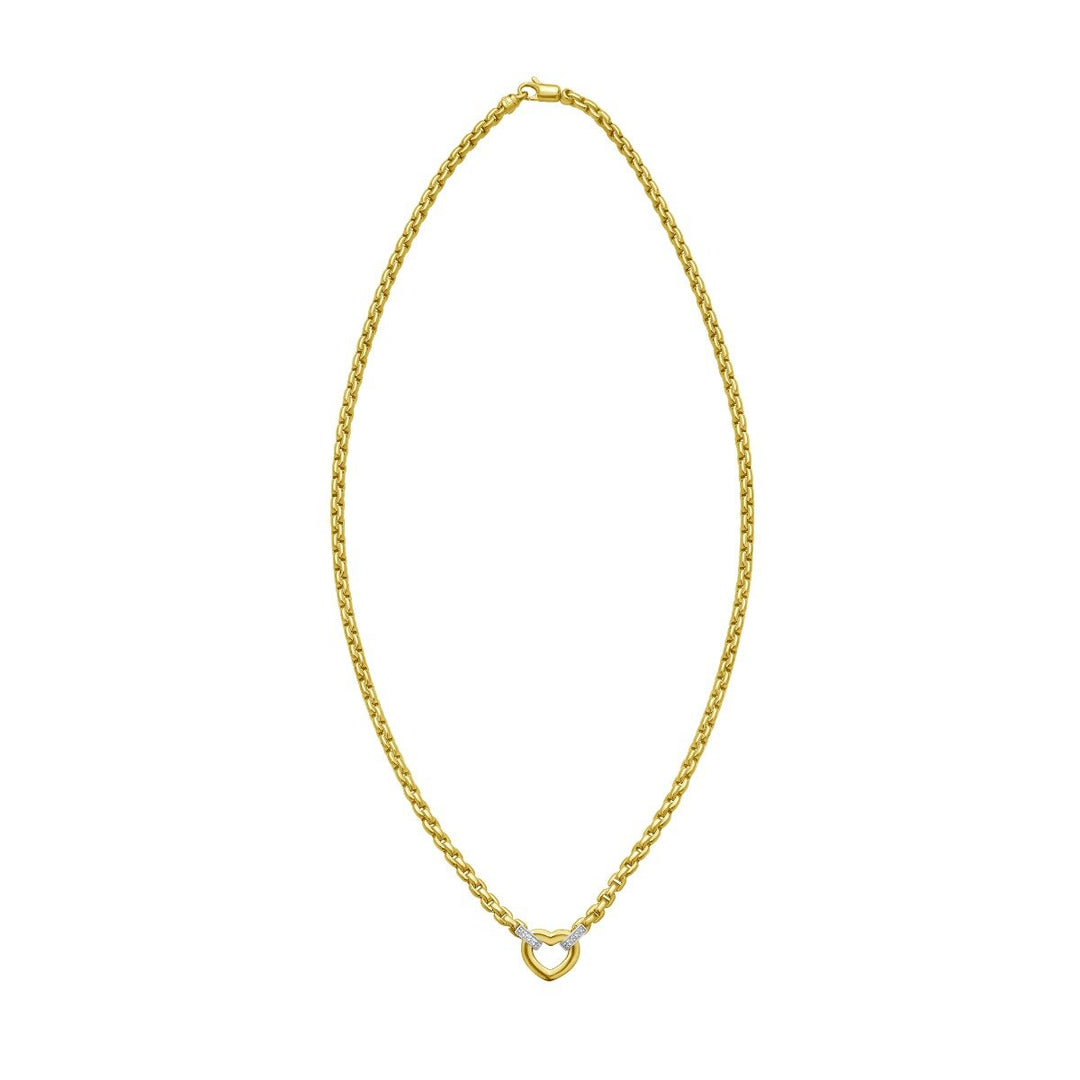 14K Venetian Heart Necklace, view 2
