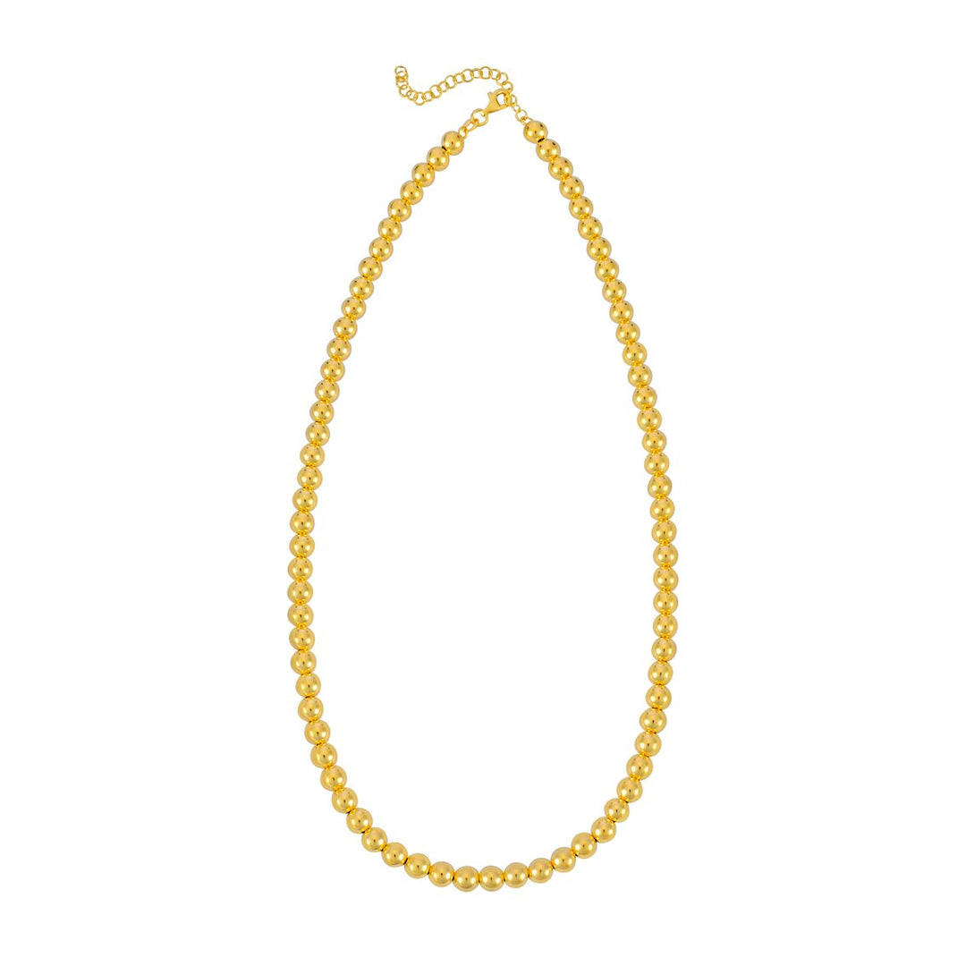 14K Yellow Gold 6mm Bead Chain, view 4