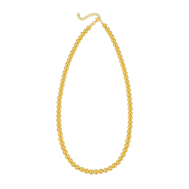 14K Yellow Gold 6mm Bead Chain, view 4