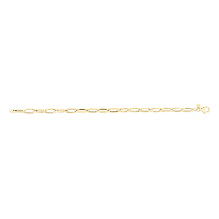 14K Yellow Gold Hexagon Link Chain, view 2