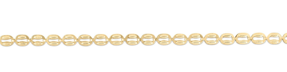 14K Yellow Gold Oval Link Chain, view 2