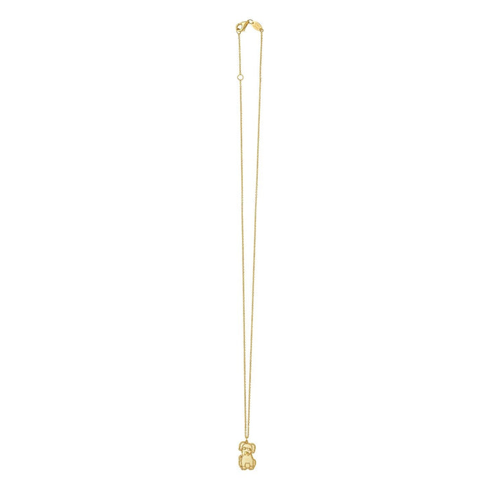 14K Yellow Gold Prosecco Puppy Necklace, view 4