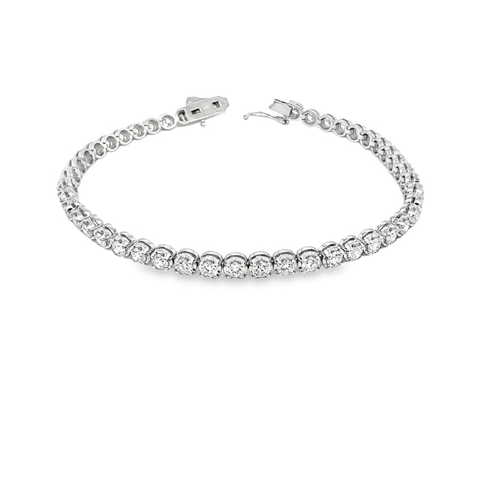 Diamond Tennis Bracelet, Buttercup Setting, 2 3/4CT