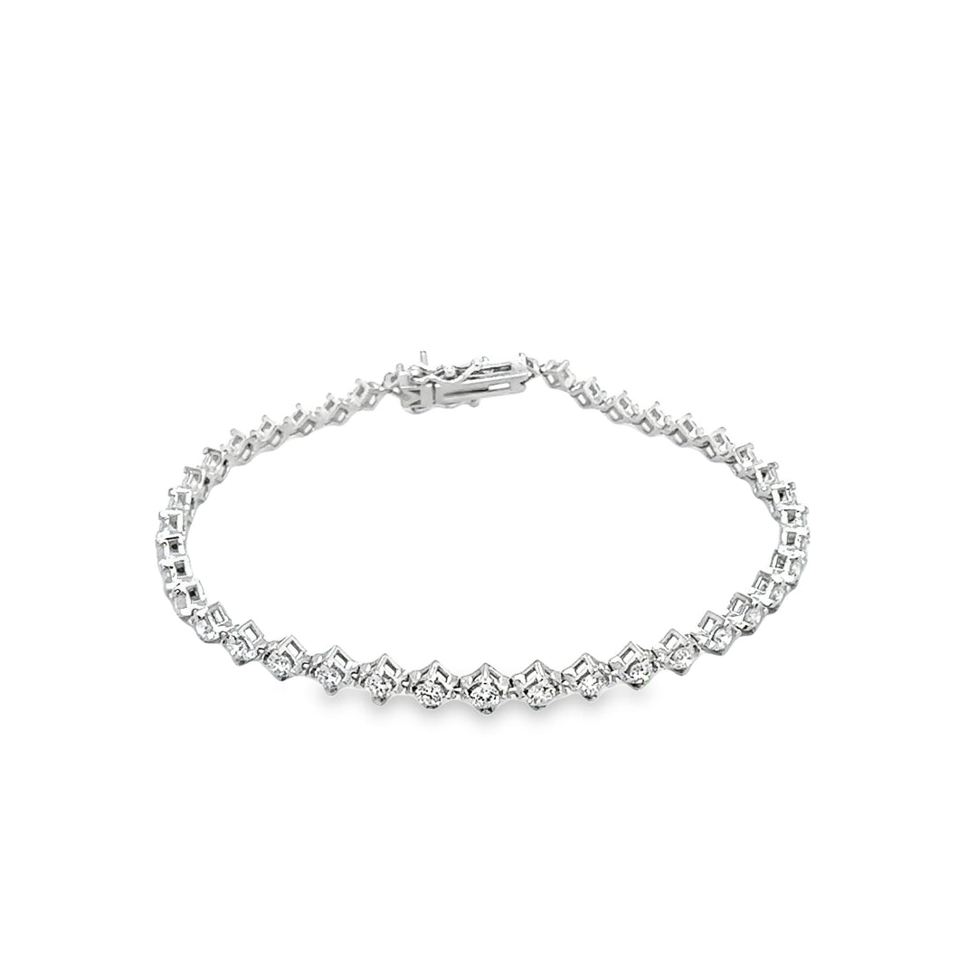 Diamond Tennis Bracelet, Star-Set (2 1/4CT)