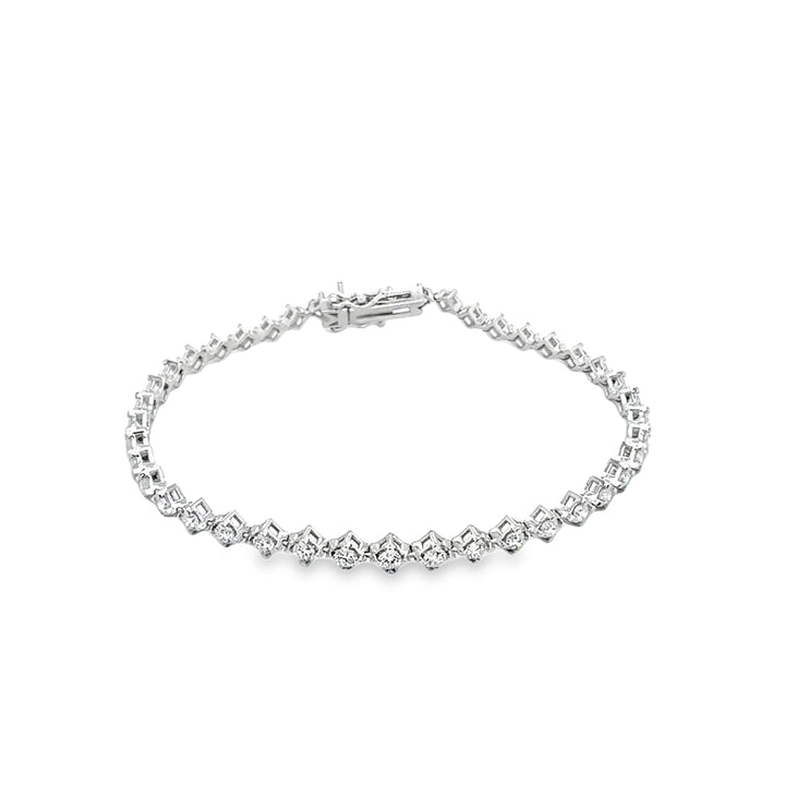 Diamond Tennis Bracelet, Star-Set (2 1/4CT)