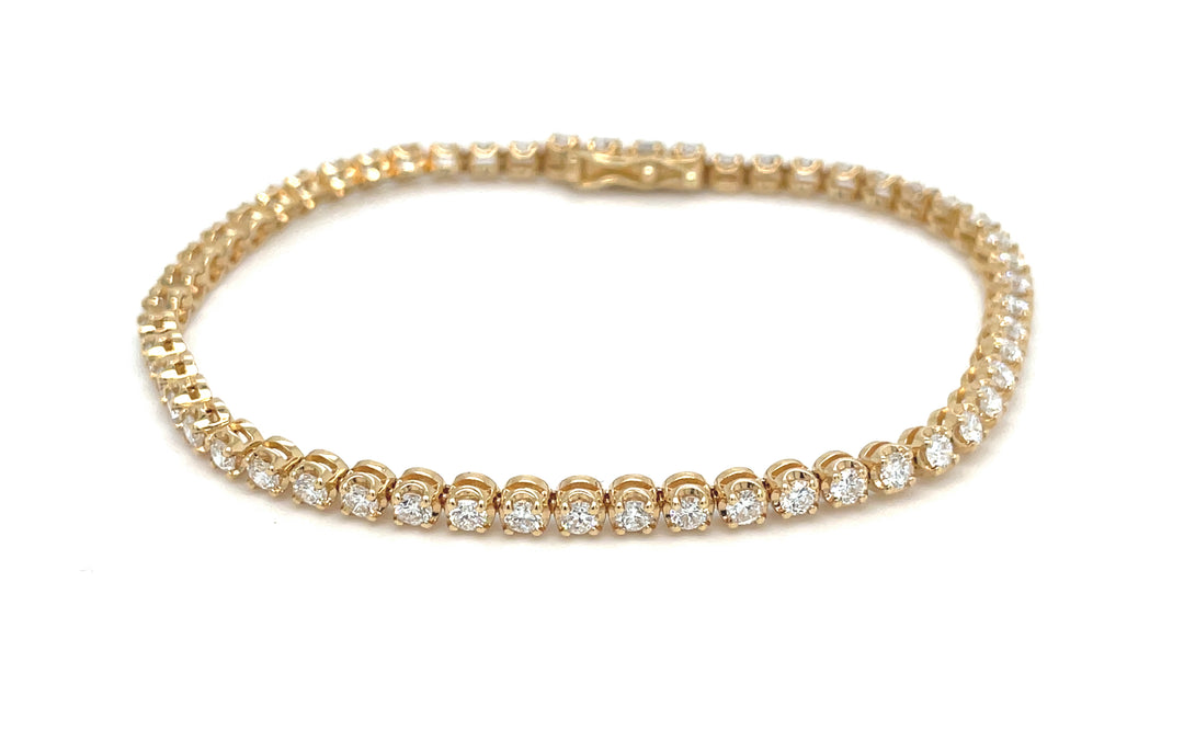 Diamond Tennis Bracelet, Buttercup Setting (2 3/4CT)