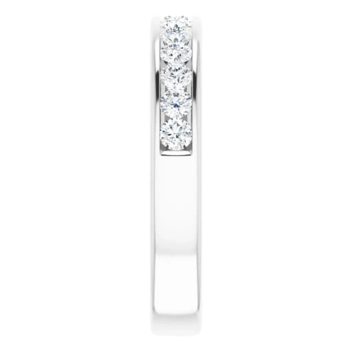 Lab Grown Diamond Anniversary Ring, 1/2 CT, Channel Set