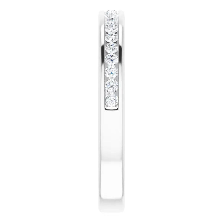 Lab Grown Diamond Anniversary Ring, 1/4 CT, Channel Set