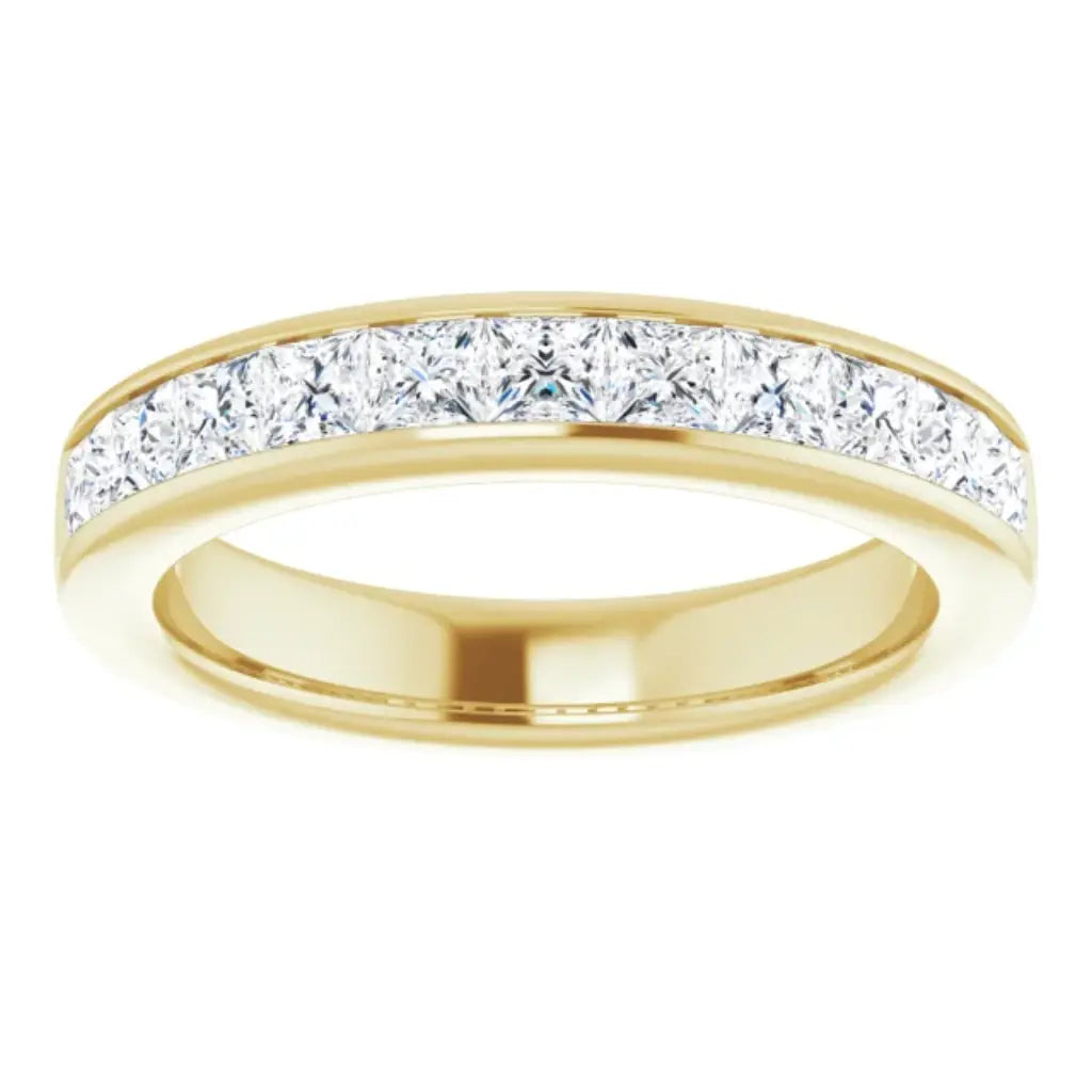 Lab Grown Diamond Anniversary Ring, 1 CTW, Channel Princess
