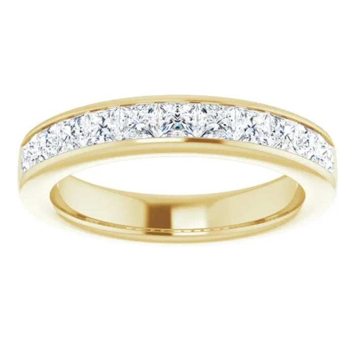 Lab Grown Diamond Anniversary Ring, 1 CTW, Channel Princess