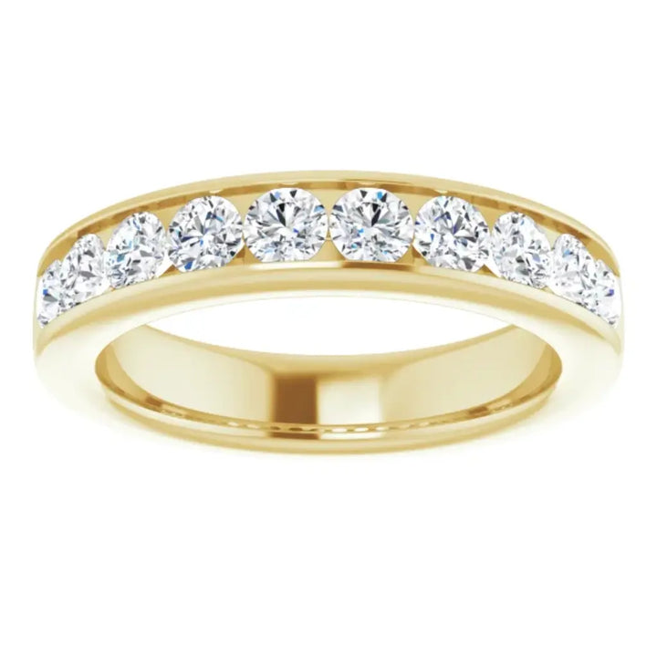 Lab Grown Diamond Anniversary Ring, 1 CT, Channel Set