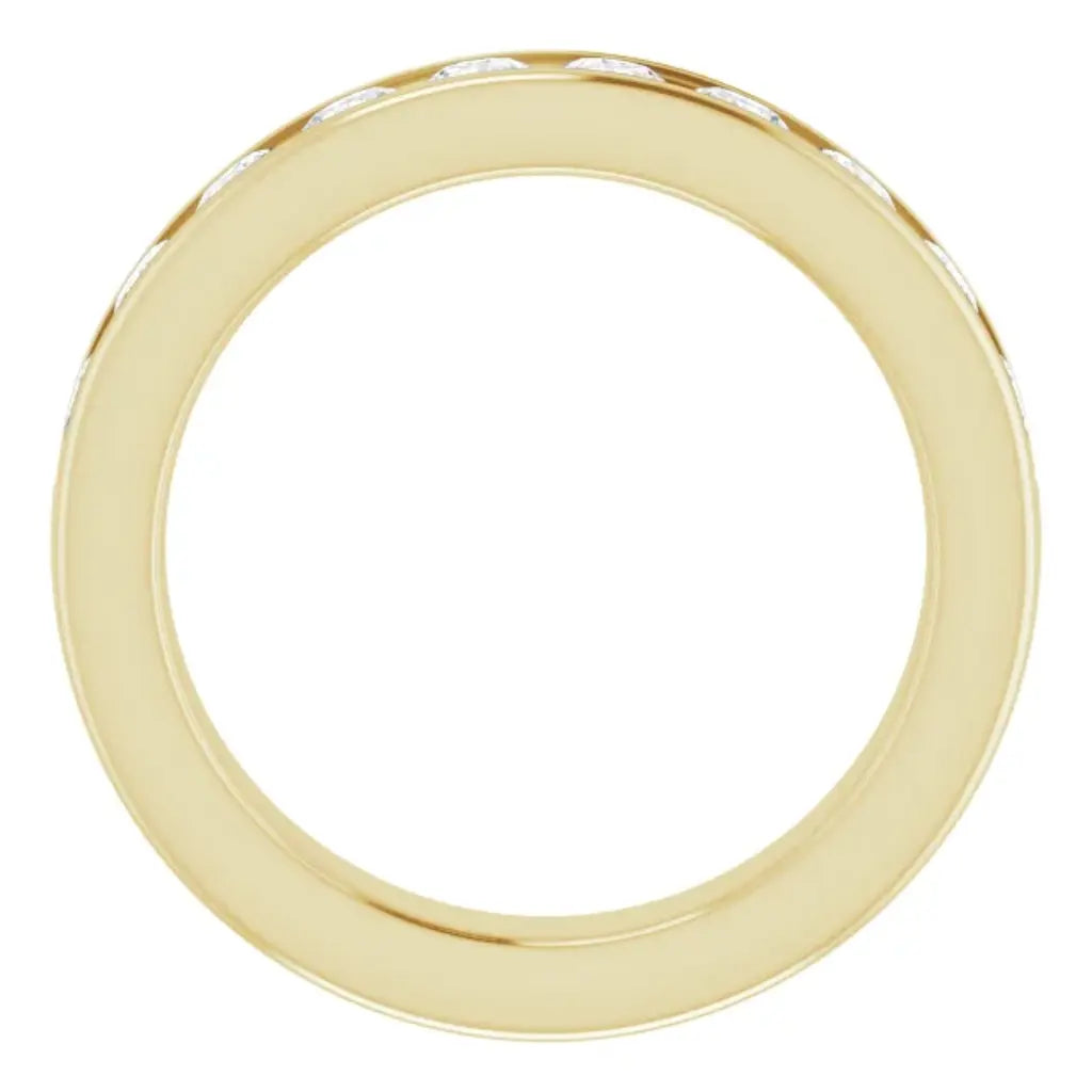 Lab Grown Diamond Anniversary Ring, 1 CT, Channel Set