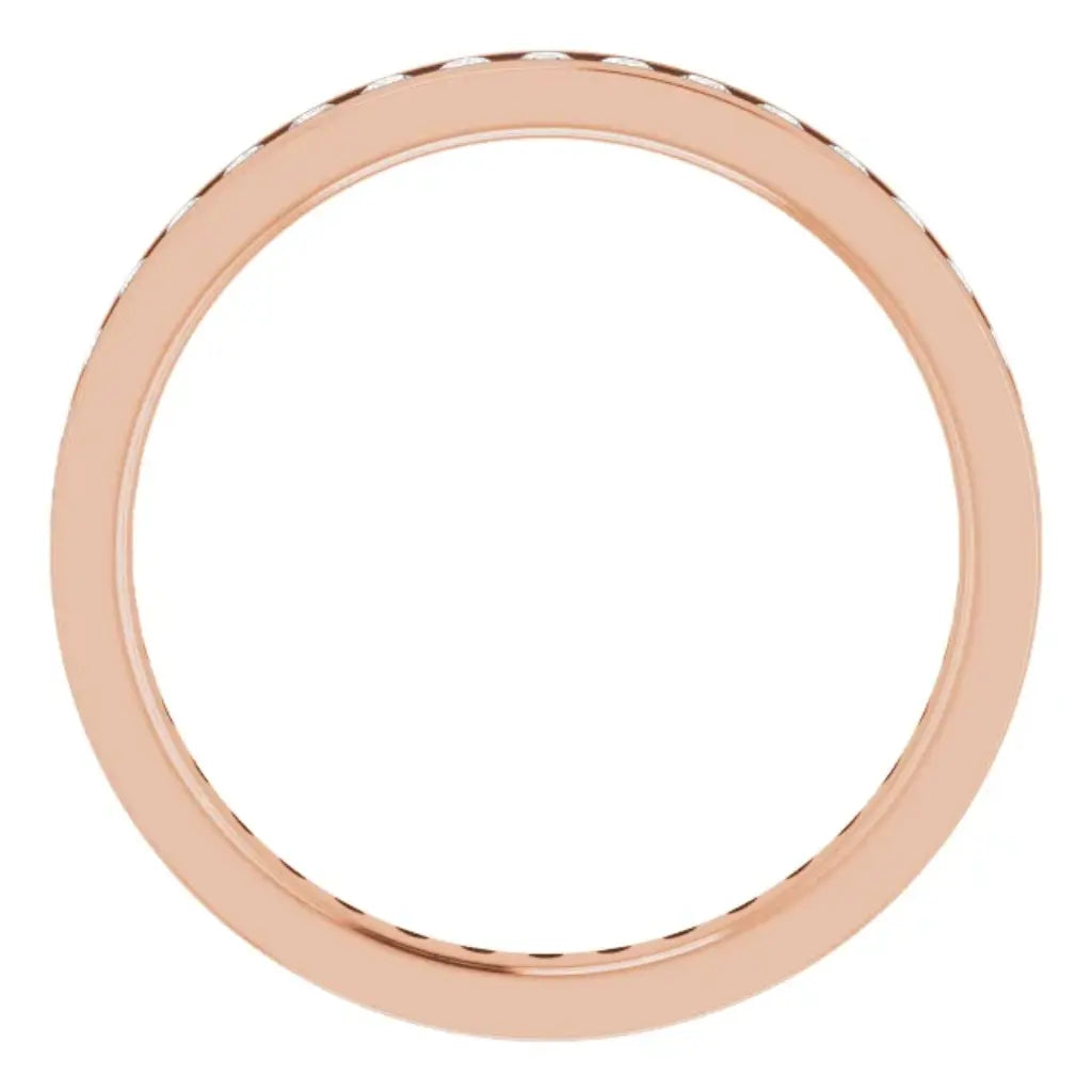 Lab grown diamond eternity ring, 1/2 CTW, Channel set