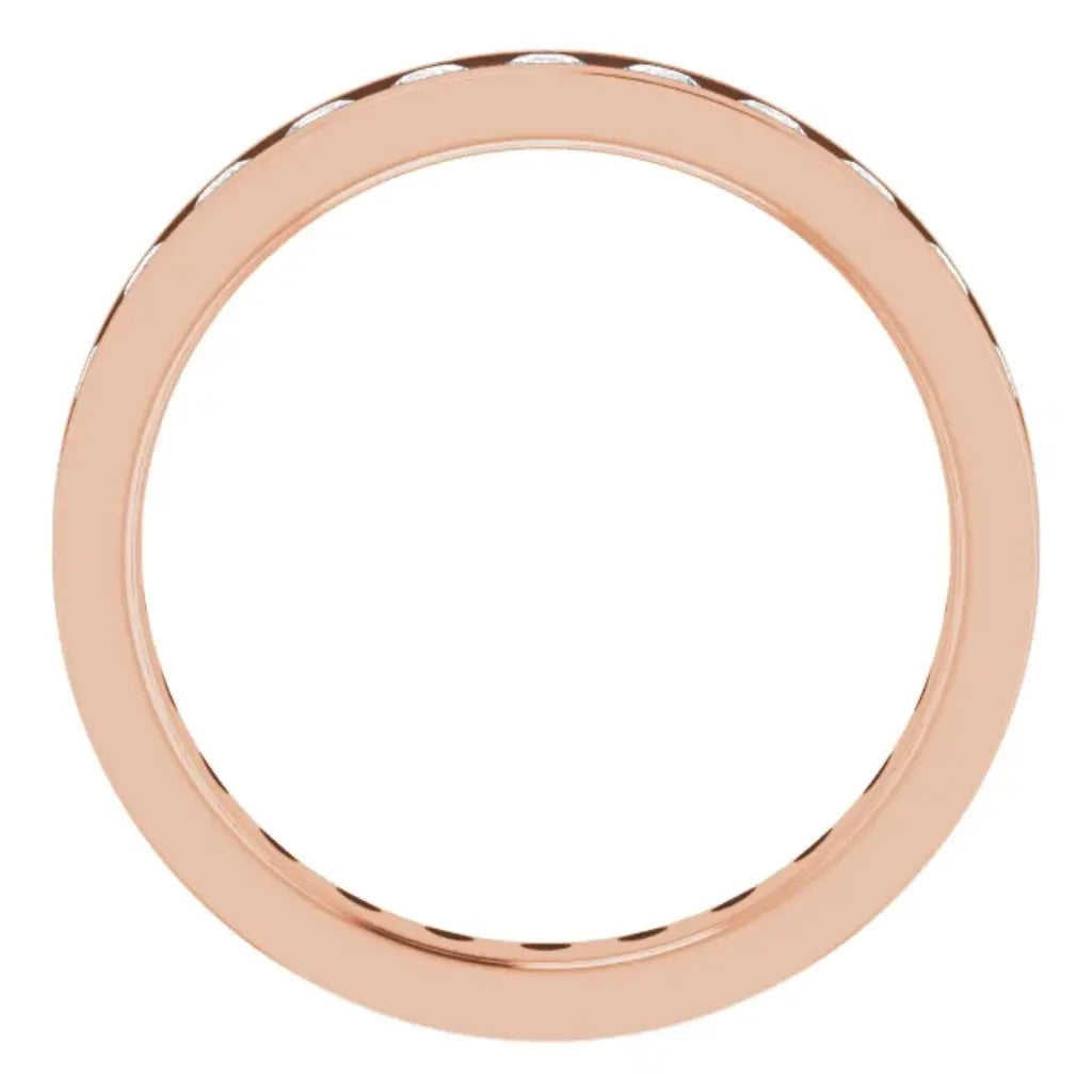 Lab grown diamond eternity ring, 1 CTW, Channel set