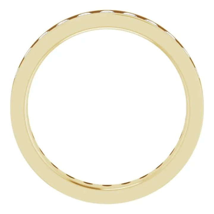 Lab grown diamond eternity ring, 1 CTW, Channel set