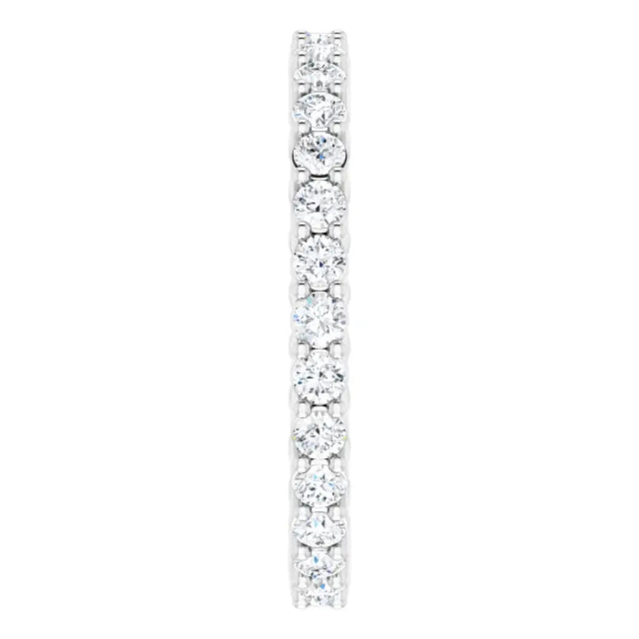 Lab grown diamond reversable eternity ring, 1/2 CTW
