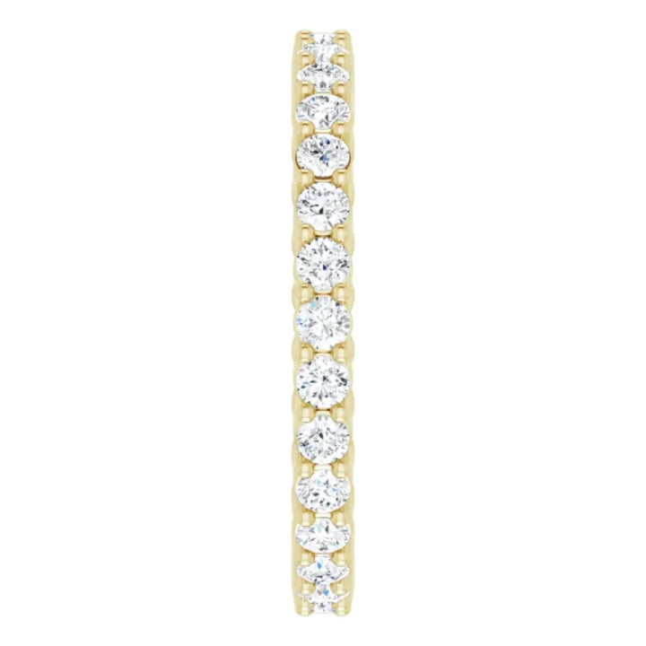 Lab grown diamond reversable eternity ring, 1/2 CTW