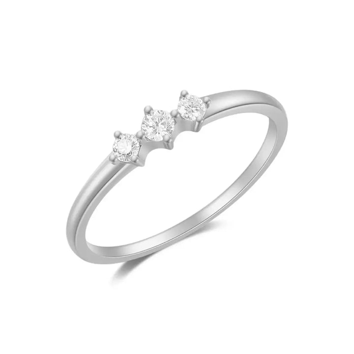 14K 3 Diamond Ring