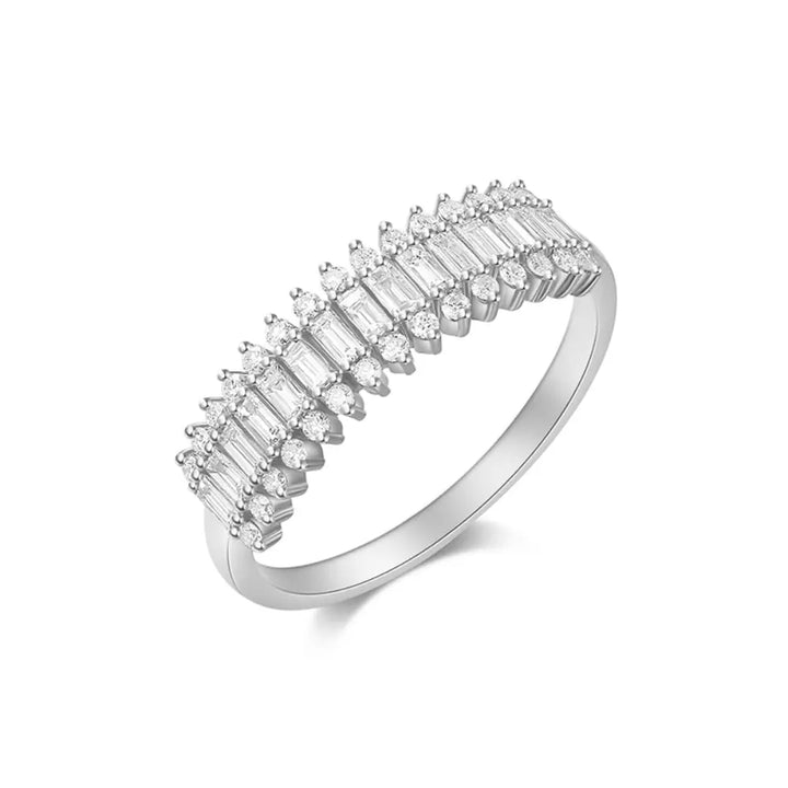 14K Baguette Diamond Ring