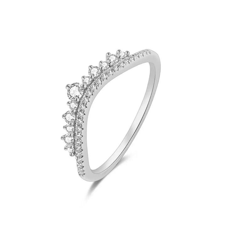 14K Diamond Tiara Ring