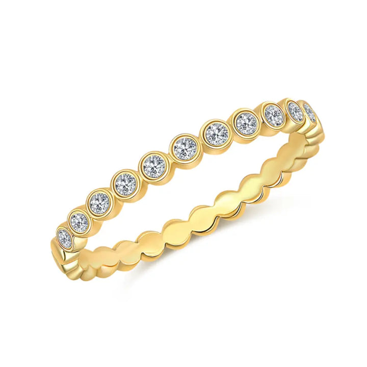 14K Bezel Diamond Ring