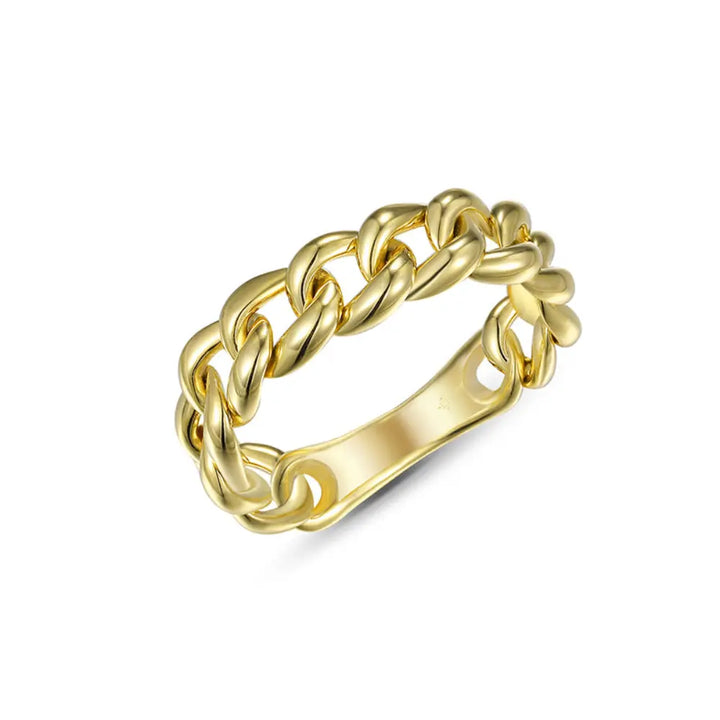 14K Gold Flex Link Ring