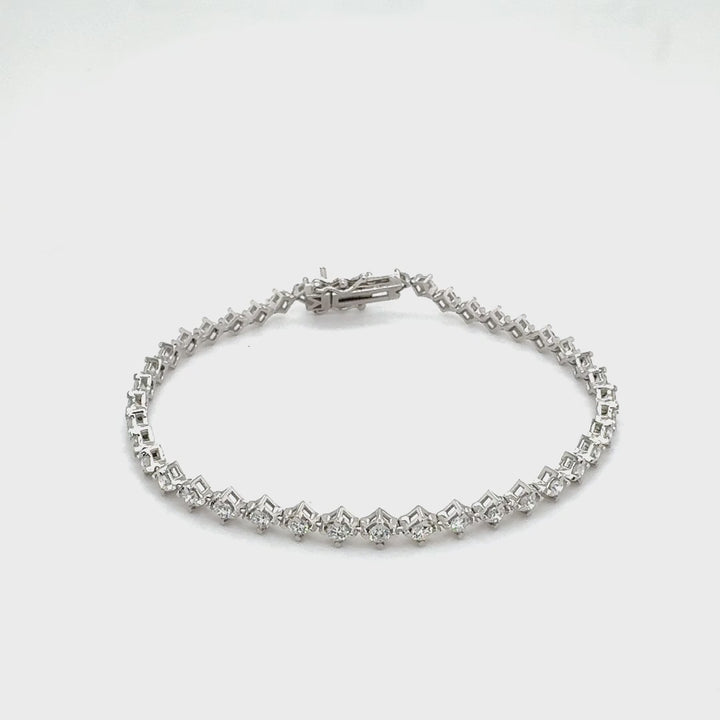 Diamond Tennis Bracelet, Star-Set (2 1/4CT)