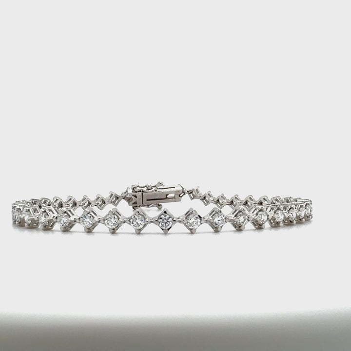 Diamond Tennis Bracelet, Star-Set (2 1/4CT)