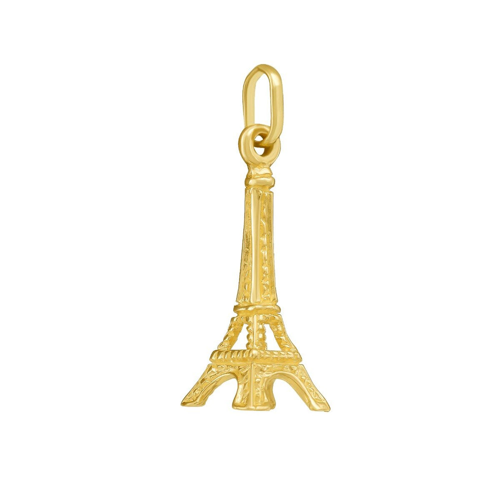 14K Eiffel Tower Charm, view 2