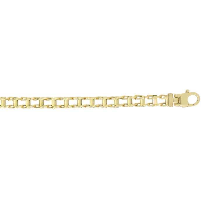 14K Yellow Gold Railroad Link, view 2