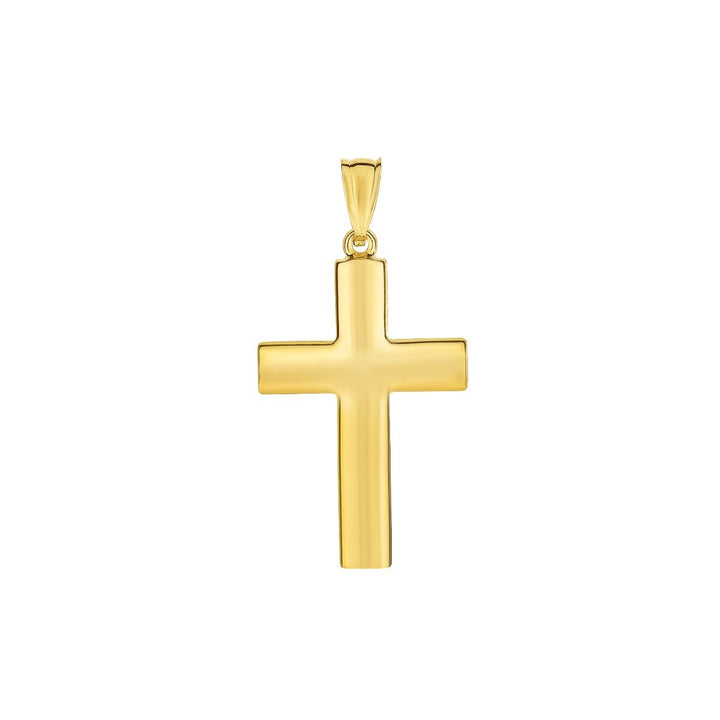 14K Yellow Gold Reversible Cross, view 2